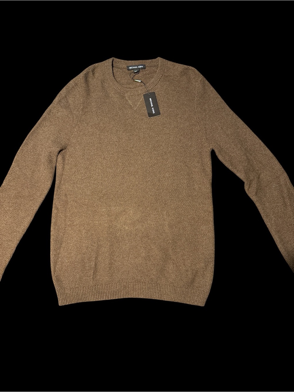 Michael Kors Men's Tan-Brown Crewneck Sweater